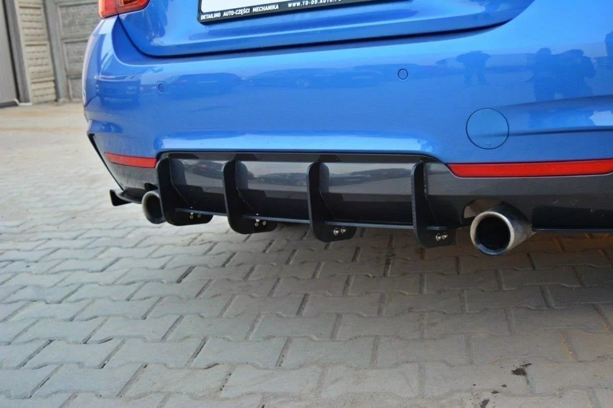 Diffusor Heck Ansatz Für Heckschürze Für & Heck Ansatz Flaps Diffusor Für BMW 4er Coupe / Gran Coupe / Cabrio M-Paket F32 / F36 / F33