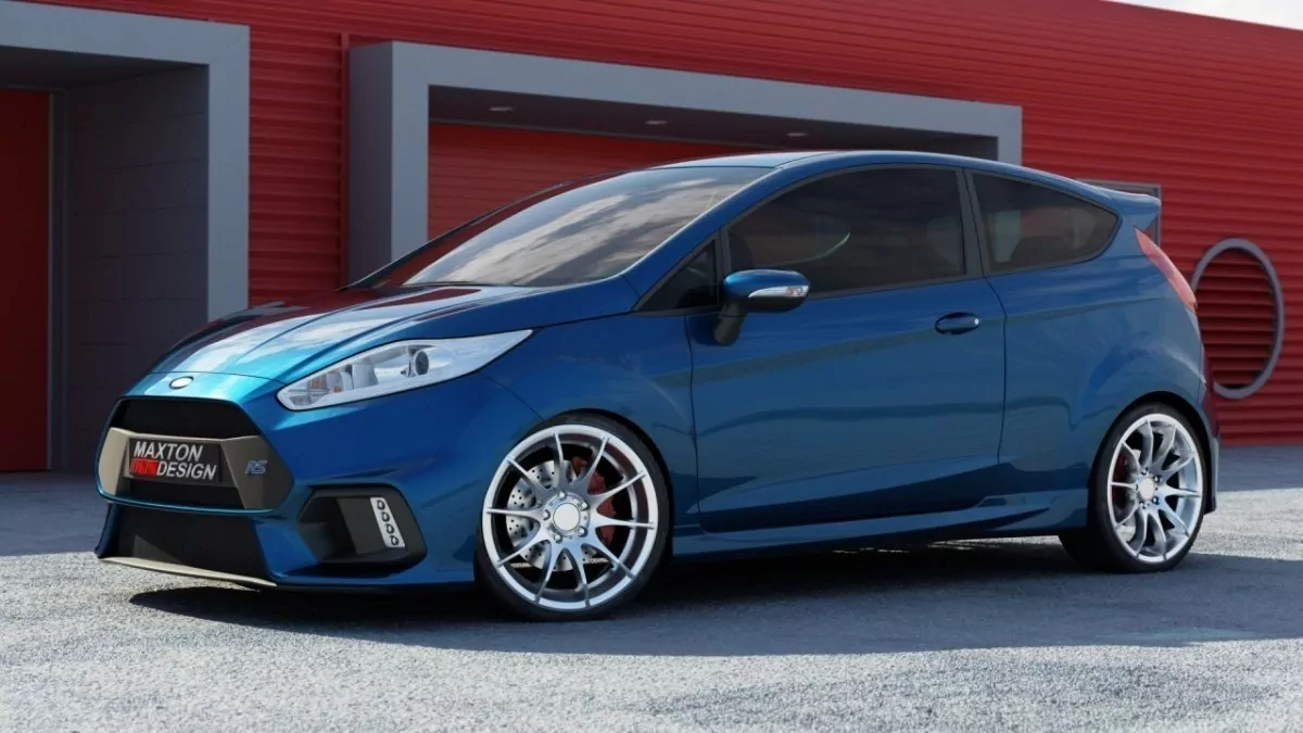 Frontstoßstange Passend Für FORD FIESTA MK7 NACHFL (FOCUS RS 2015 LOOK) Mit LED