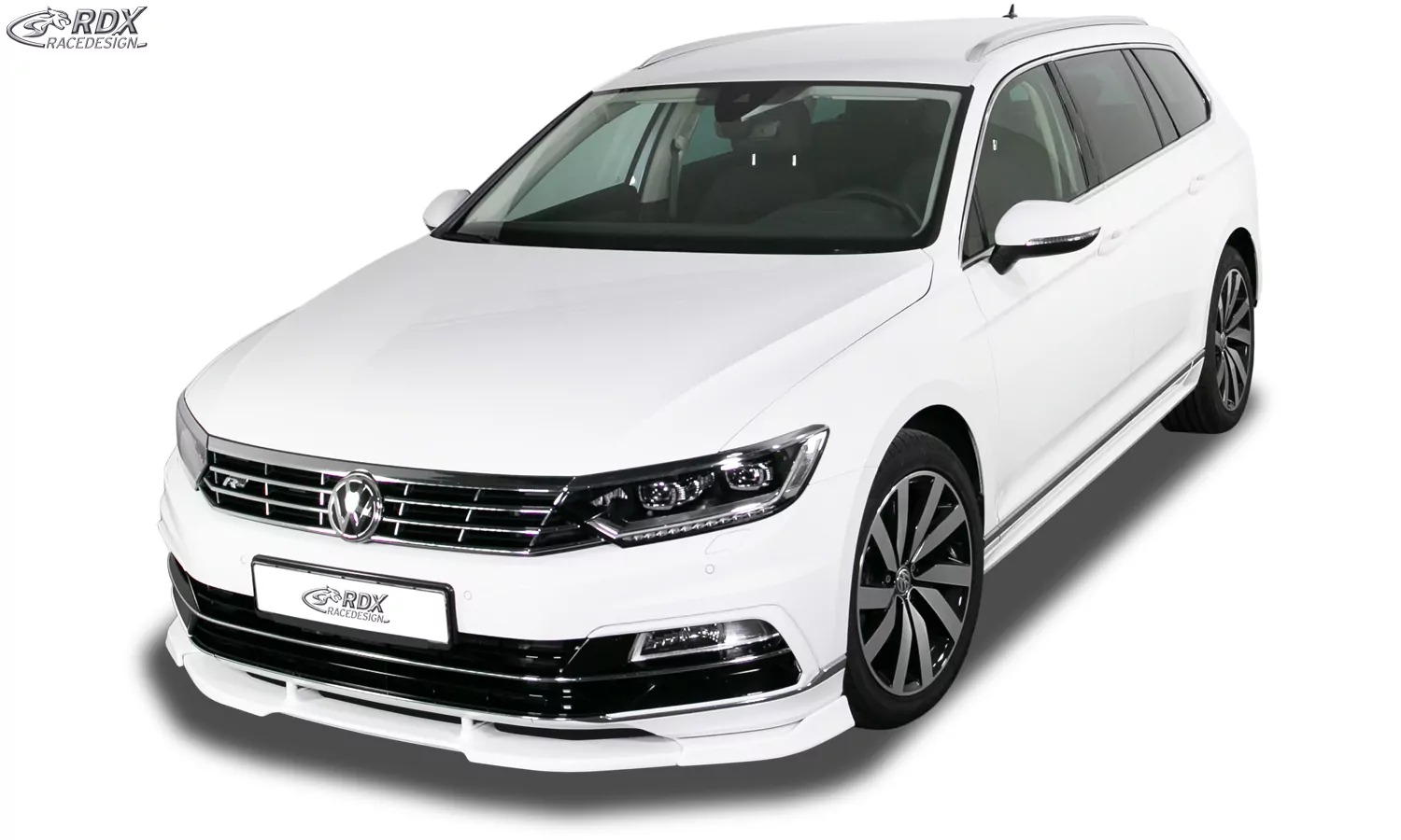 RDX Frontspoiler VARIO-X für VW Passat 3G B8 R-Line (-2019) Frontlippe Front Ansatz Vorne Spoilerlippe