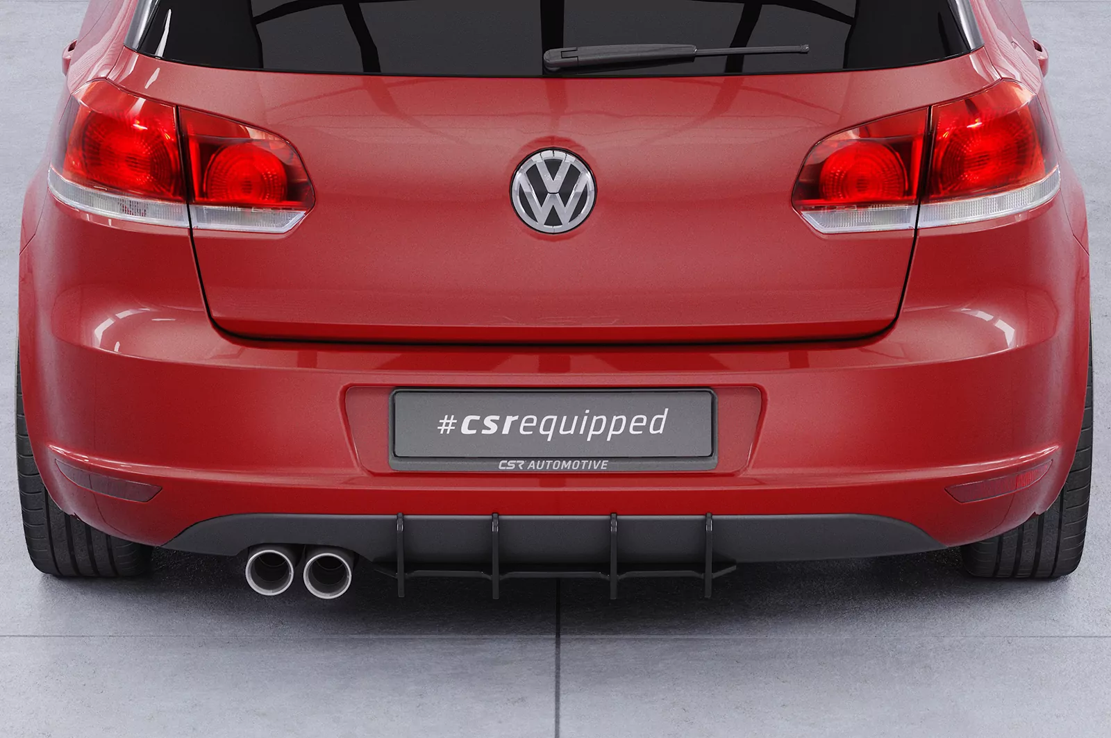 Racing Diffusor / Heckansatz für VW Golf 6 (Typ 1K) HA334