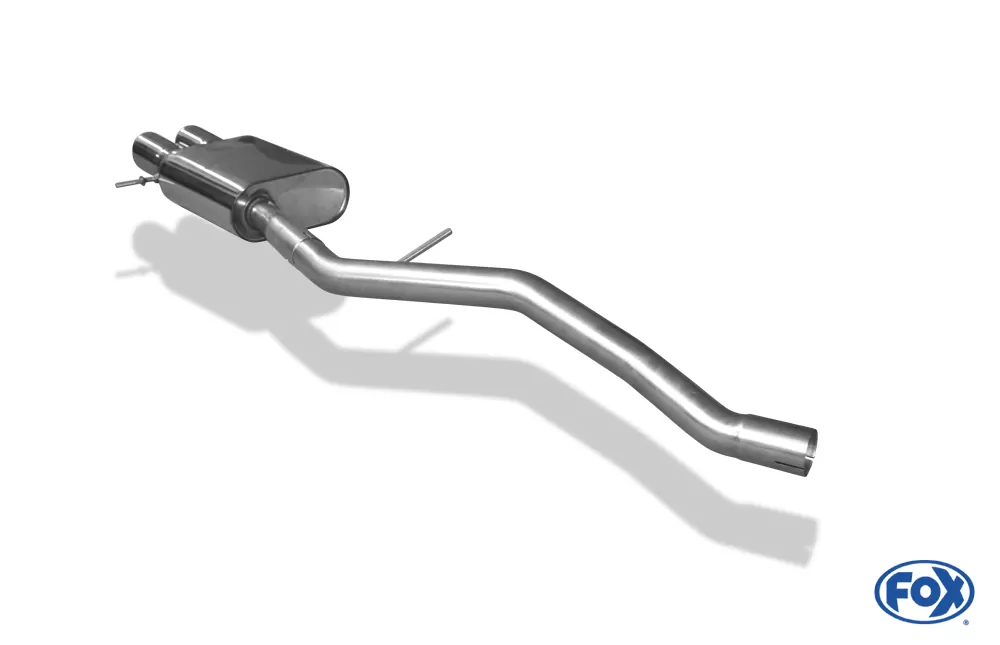 Seat Leon 5F ST - Starre Hinterachse  Endschalldämpfer - 2x90 Typ 25