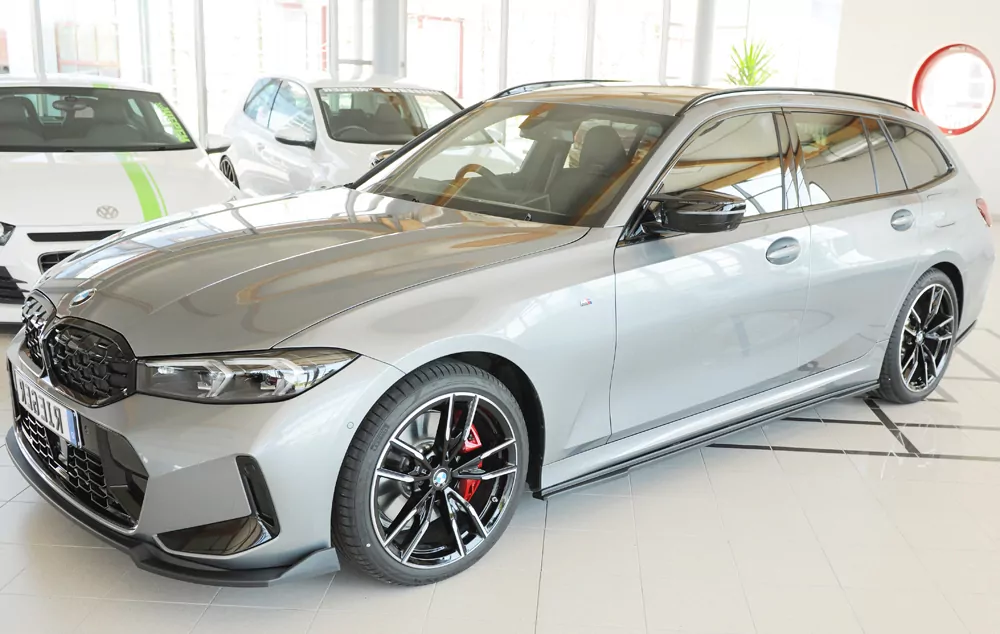 Rieger Seitenschweller links ansatz matt schwarz für BMW 3er G21  (G3K) Touring 07.22- (ab Facelift) LCI