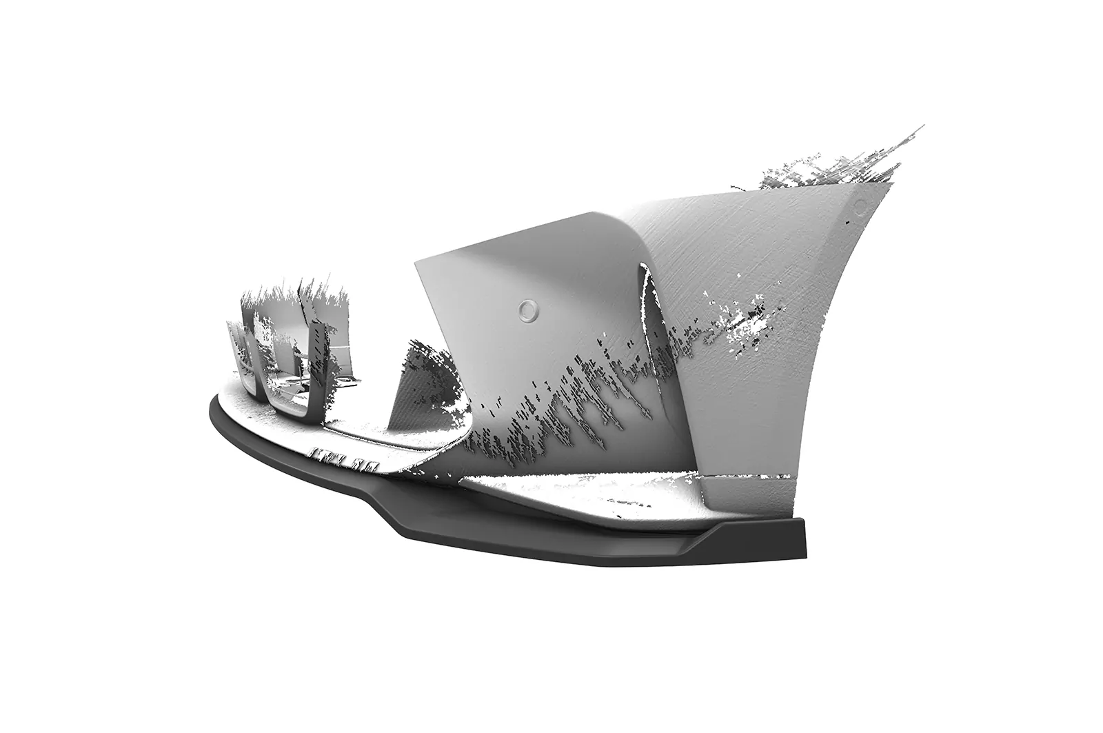 Cup-Spoilerlippe mit ABE für BMW M3 (G80/G81) / M4 (G82/G83) CSL769 Schwarz Strukturiert