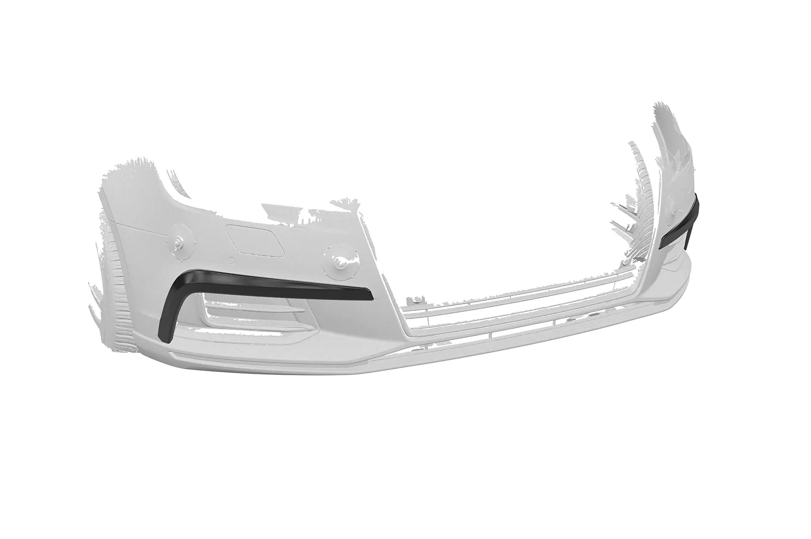 Airintakes für Audi A3 (8V) AI034 Schwarz Strukturiert