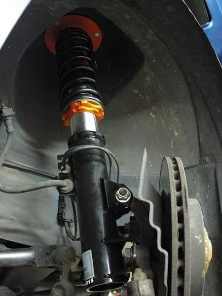 K-Tec BMW 3er E36 (3B, 3/B, 3C, 3/C) Gewindefahrwerk Sport mit Upside/Down-Federbein hinten