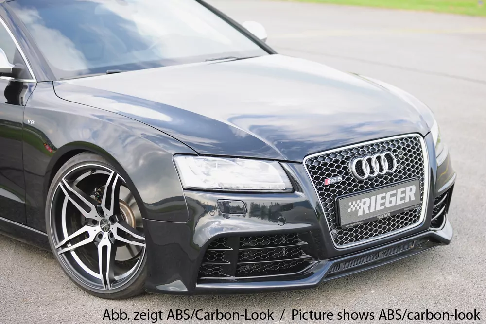 Rieger Spoilerschwert für Audi A5 (B8/B81) | Cabrio 06.07-07.11 (bis Facelift) für Spoilerstoßstange 55430/31/32/33