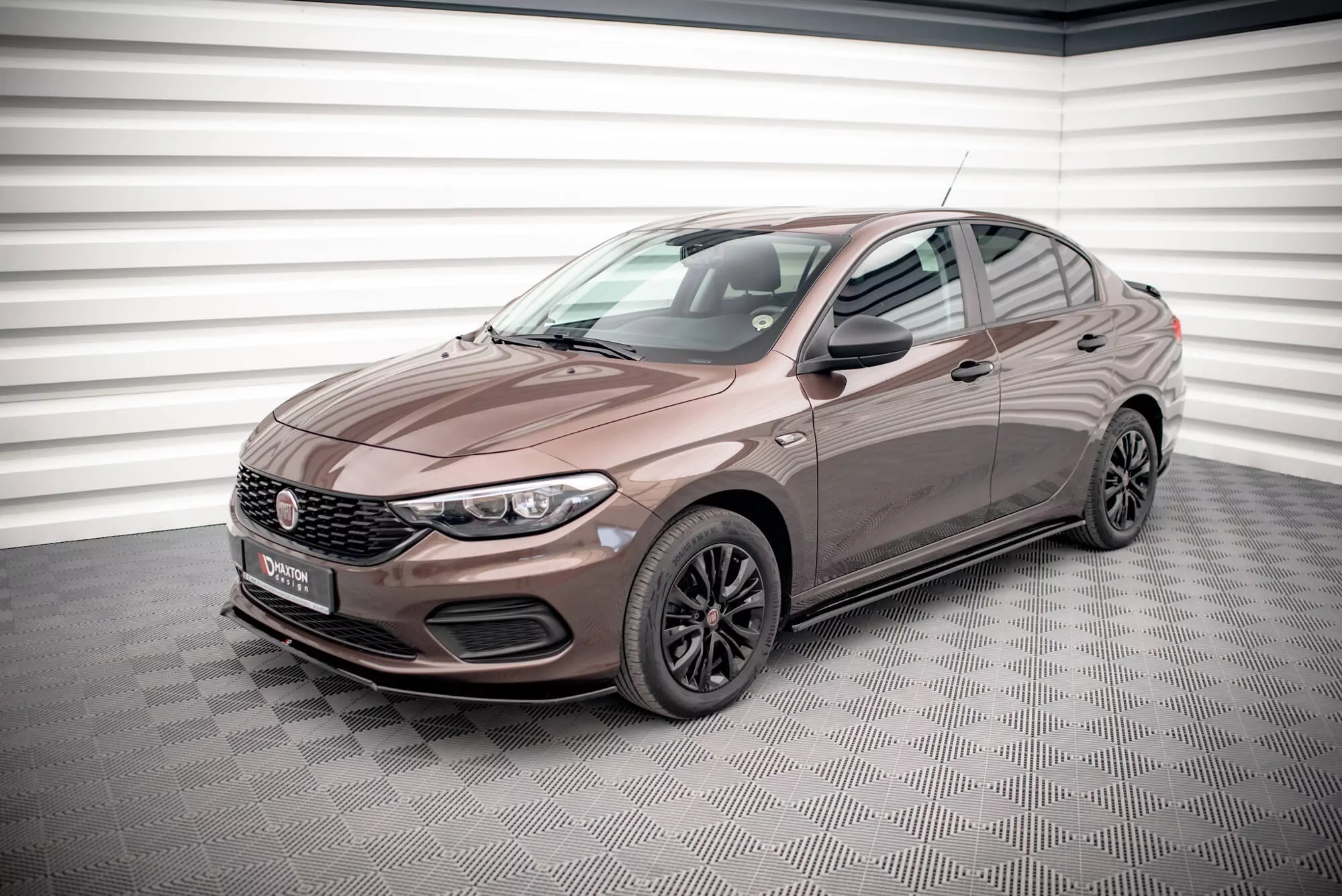 Front Ansatz Passend Für Passend Für Fiat Tipo S-Design Schwarz Hochglanz Schwarz Hochglanz