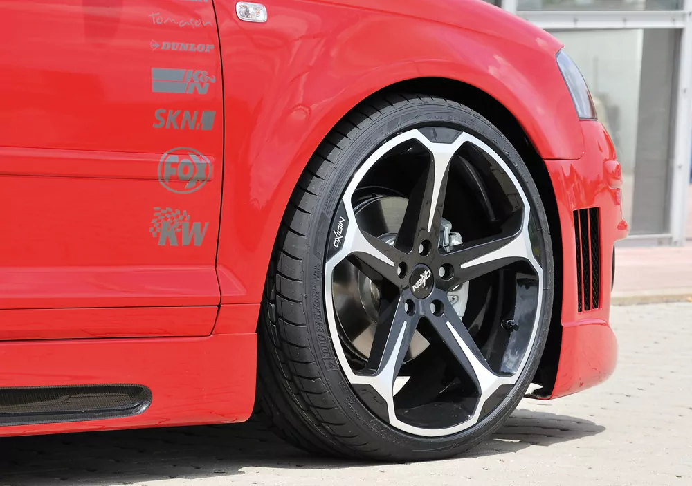 Rieger Seitenschweller links  carbon look für Audi A3 (8P) Sportback