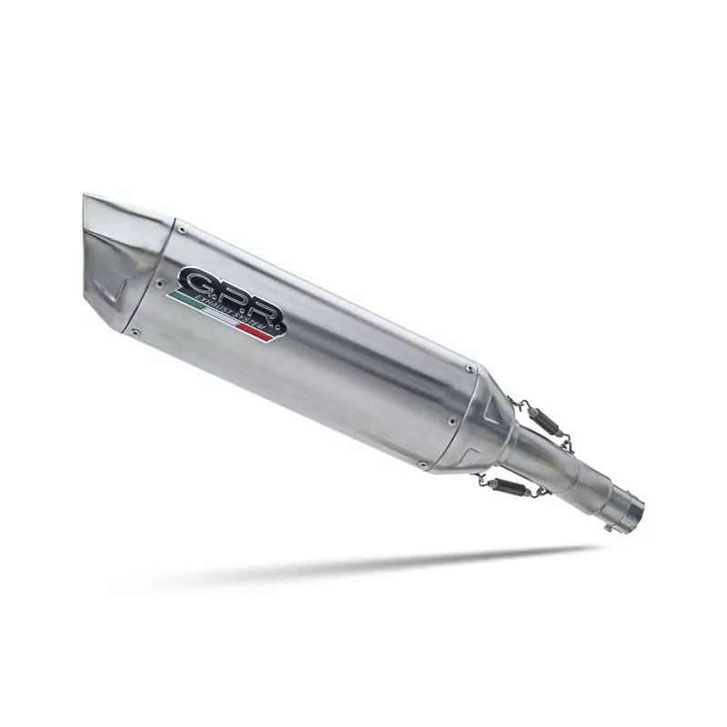 GPR Auspuff System  Suzuki V-Strom Dl 650 2021/2022 e5 Homologated Komplettanlage Auspuff mit Katalysator  Furore Evo4 Nero V-Strom Dl 650