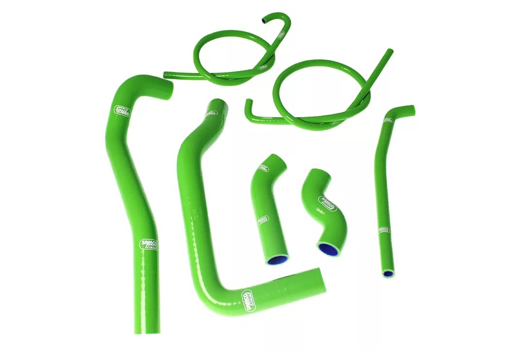 SAMCO SPORT Siliconschlauch Kit grün für Kawasaki ZXR750 Modelljahr 1990