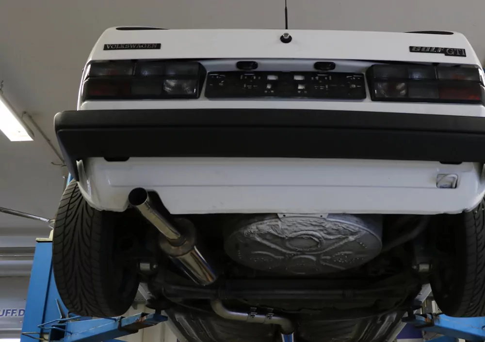 VW Golf I GTI  Endschalldämpfer Ø63,5mm - 1x63,5 Typ 23