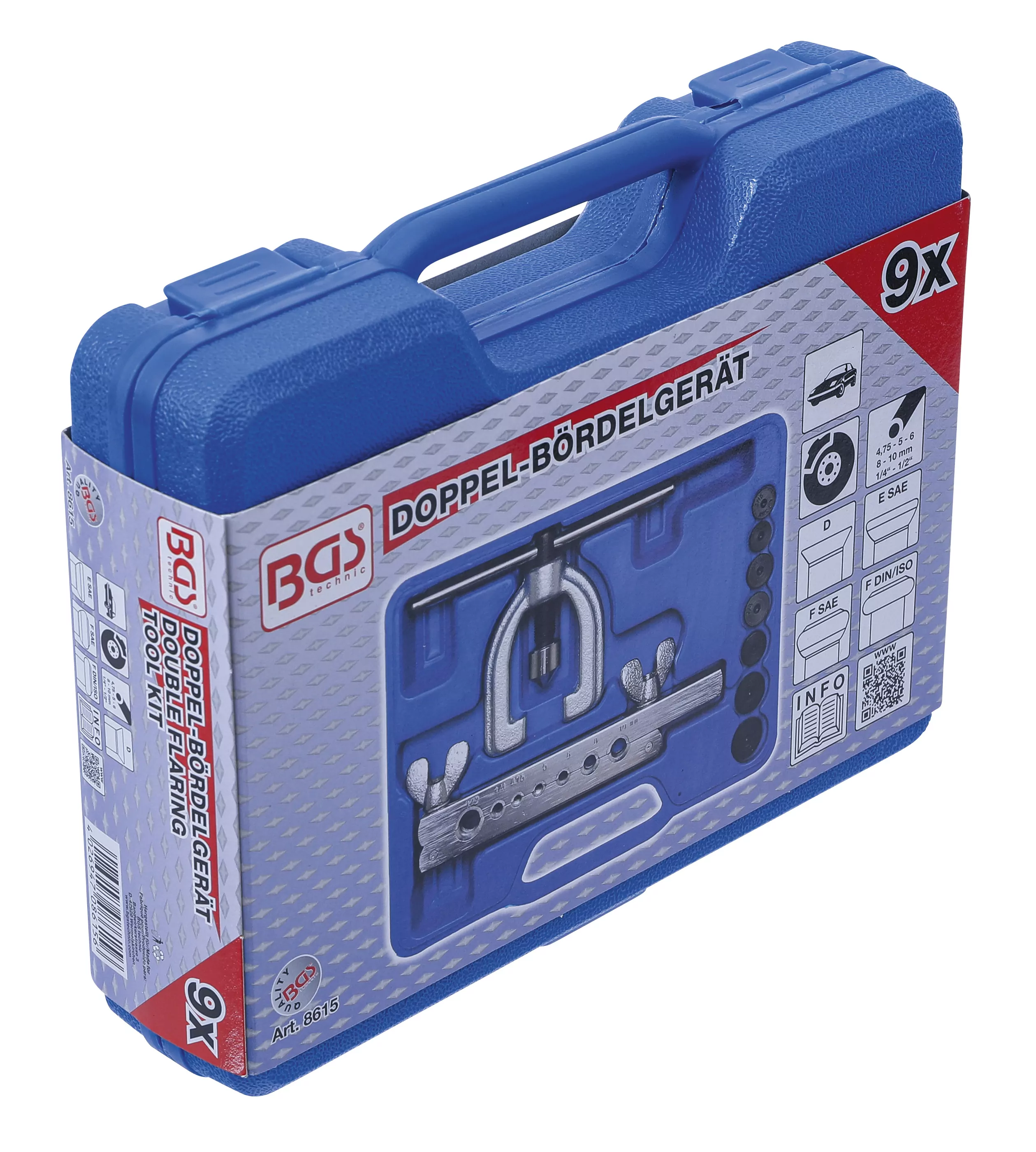 Doppel-Bördelgerät | 9-tlg.