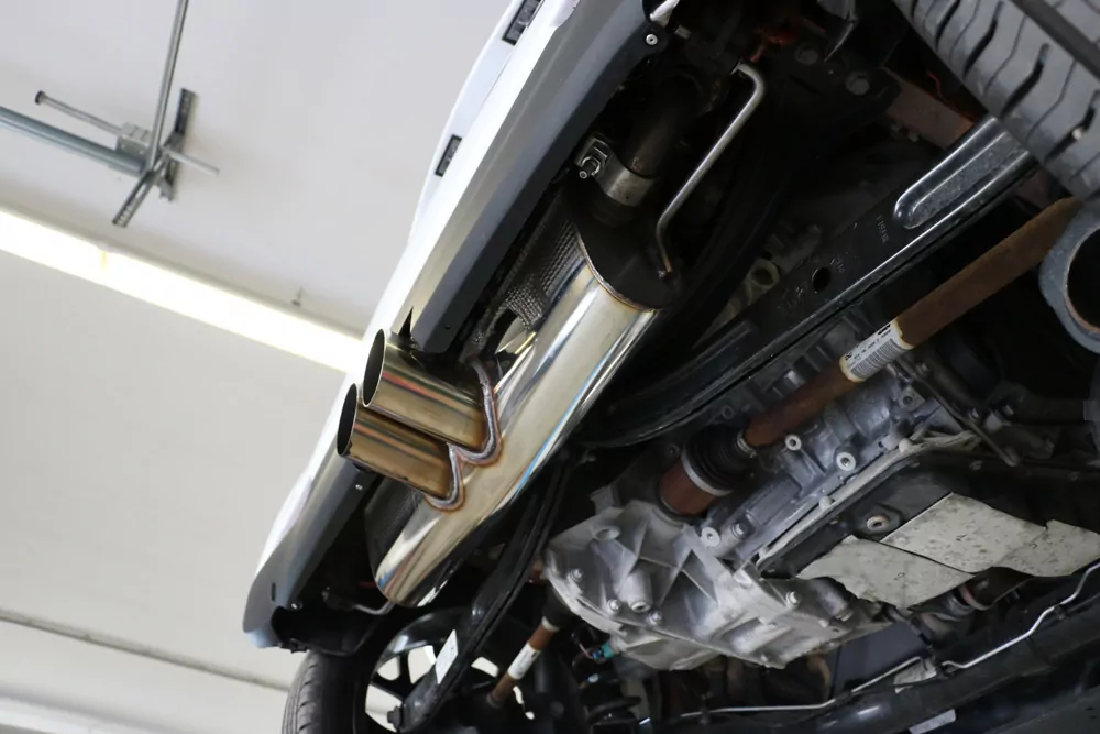 Smart Fortwo 453  Endschalldämpfer Ausgang mittig - 2x80 Typ 14