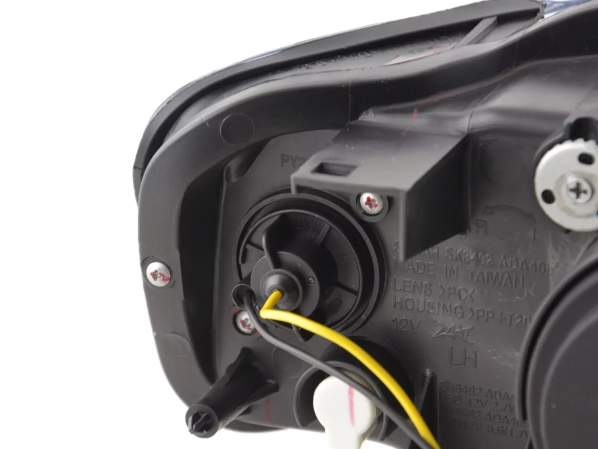 Scheinwerfer Set Daylight LED Tagfahrlicht Audi A4 B7 8E Bj. 04-08 schwarz