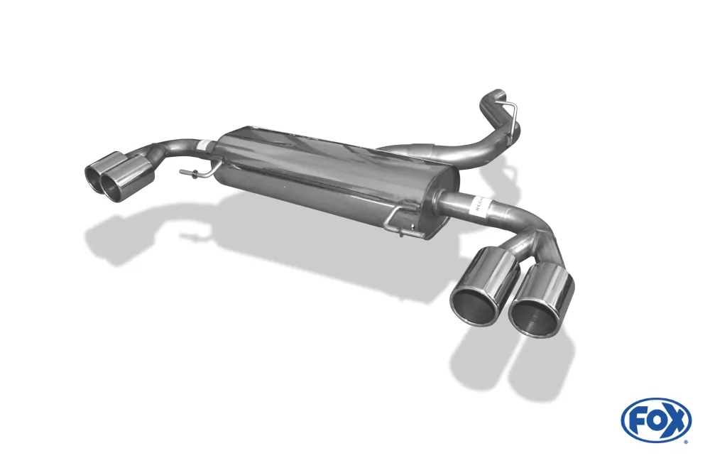 Audi S1 quattro  Endschalldämpfer Ausgang rechts/links - 2x90 Typ 12 rechts/links