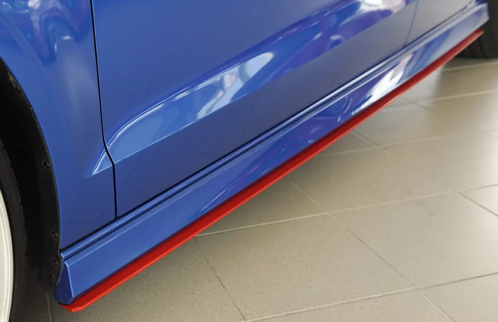 Rieger Seitenschwelleransatz für Audi A3 (8V) | 3-tür. (Cabrio 8V7) 09.16- (ab Facelift) für S-Line-Schweller / S3-Schweller