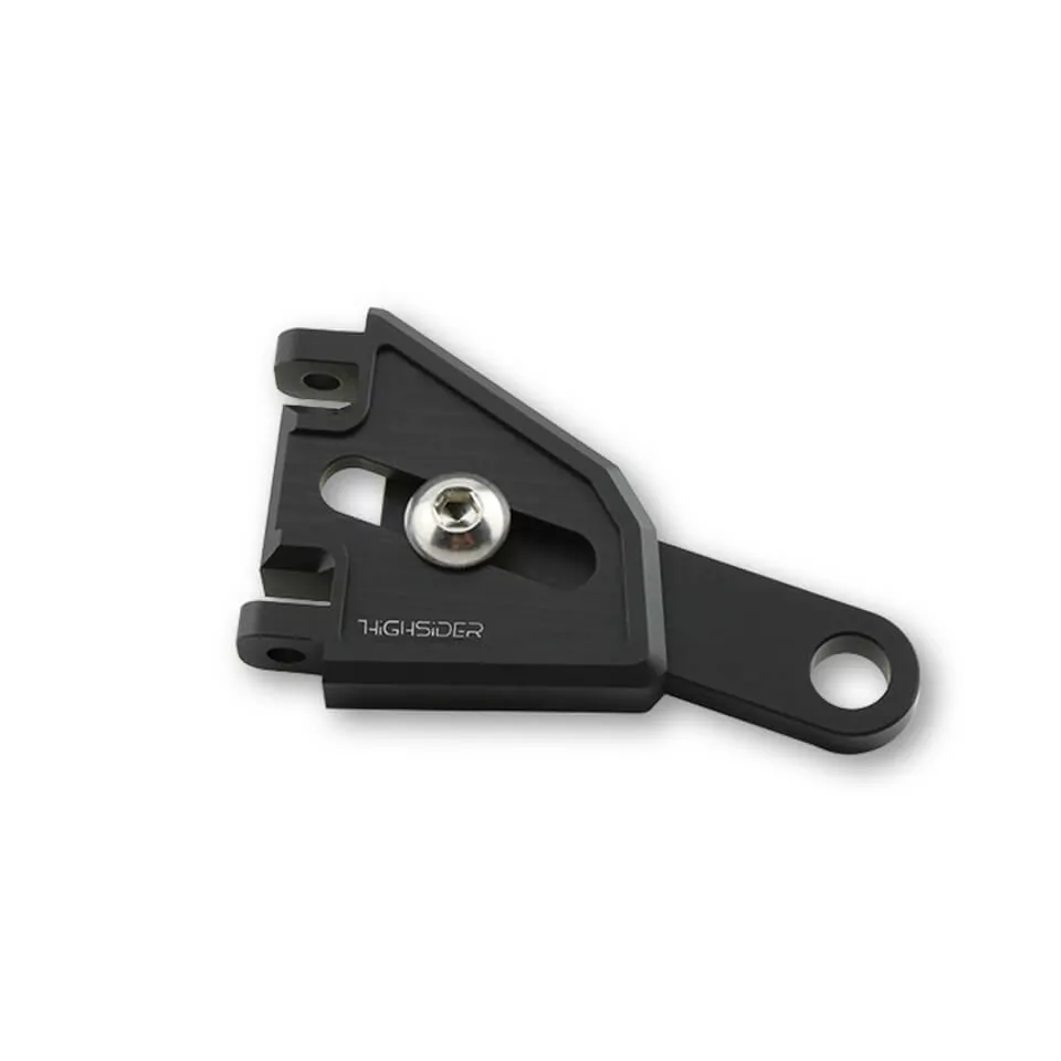 HIGHSIDER CNC Alu Lampenhalter EXTEND, schwarz, längenverstellbar