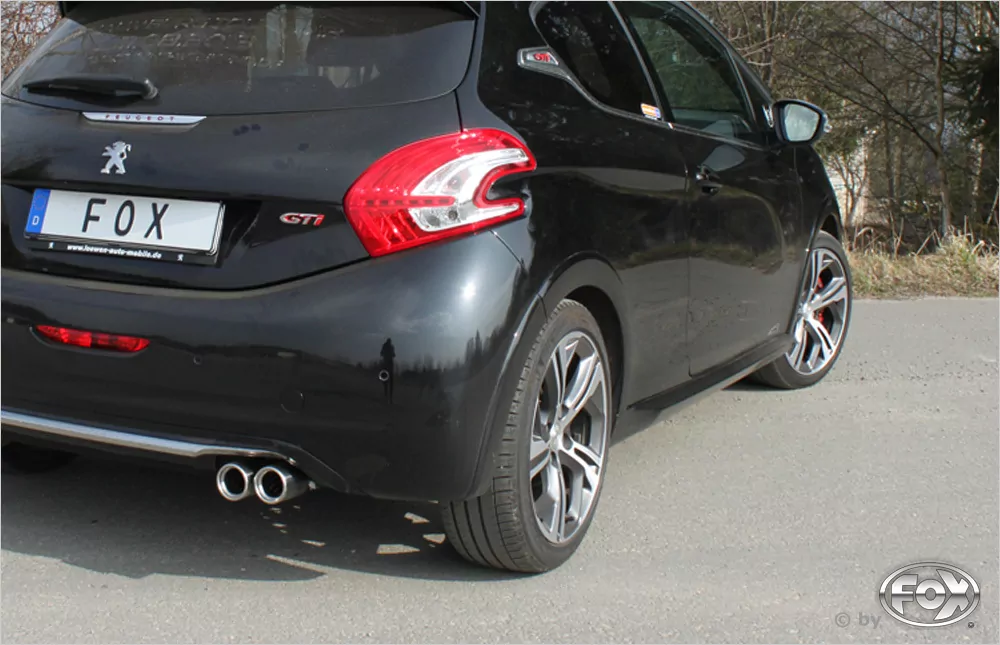 Peugeot 208 GTI  Endschalldämpfer - 2x76 Typ 13