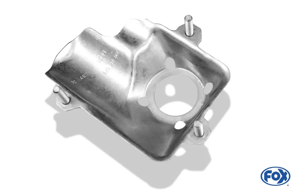 S1 Blech für Abgasklappe UNI-AKL63-K  zum anschweißen