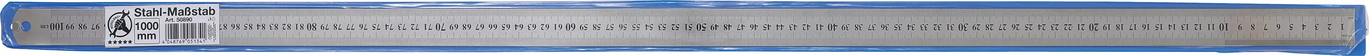 Stahl-Maßstab | biegsam | Edelstahl | rostfrei | 1 m