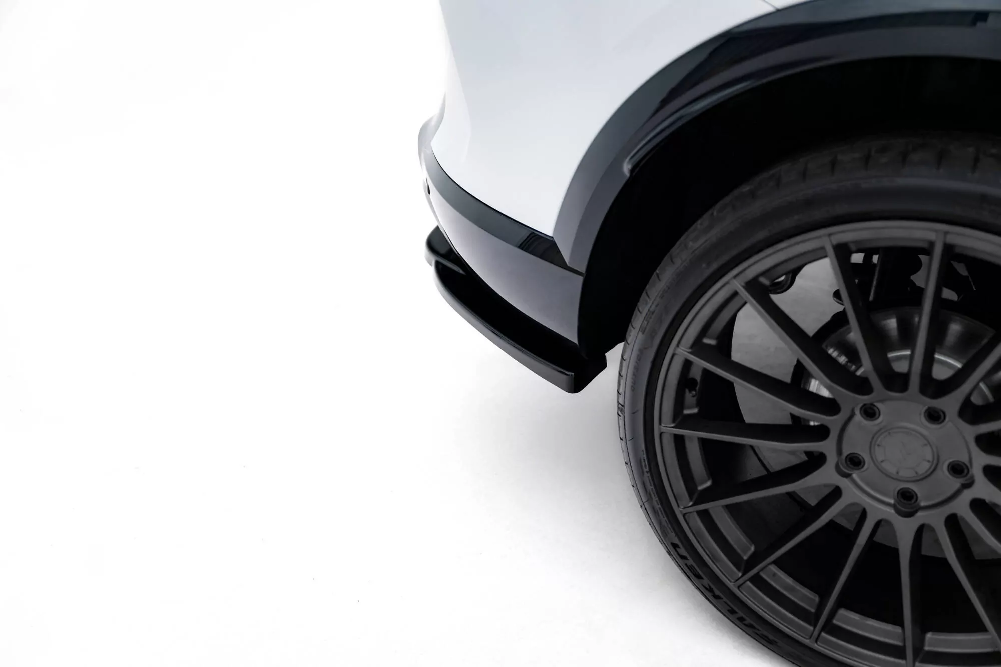 Heck Ansatz Flaps Diffusor V.2 Für Cupra Formentor Mk1 Facelift Schwarz Hochglanz