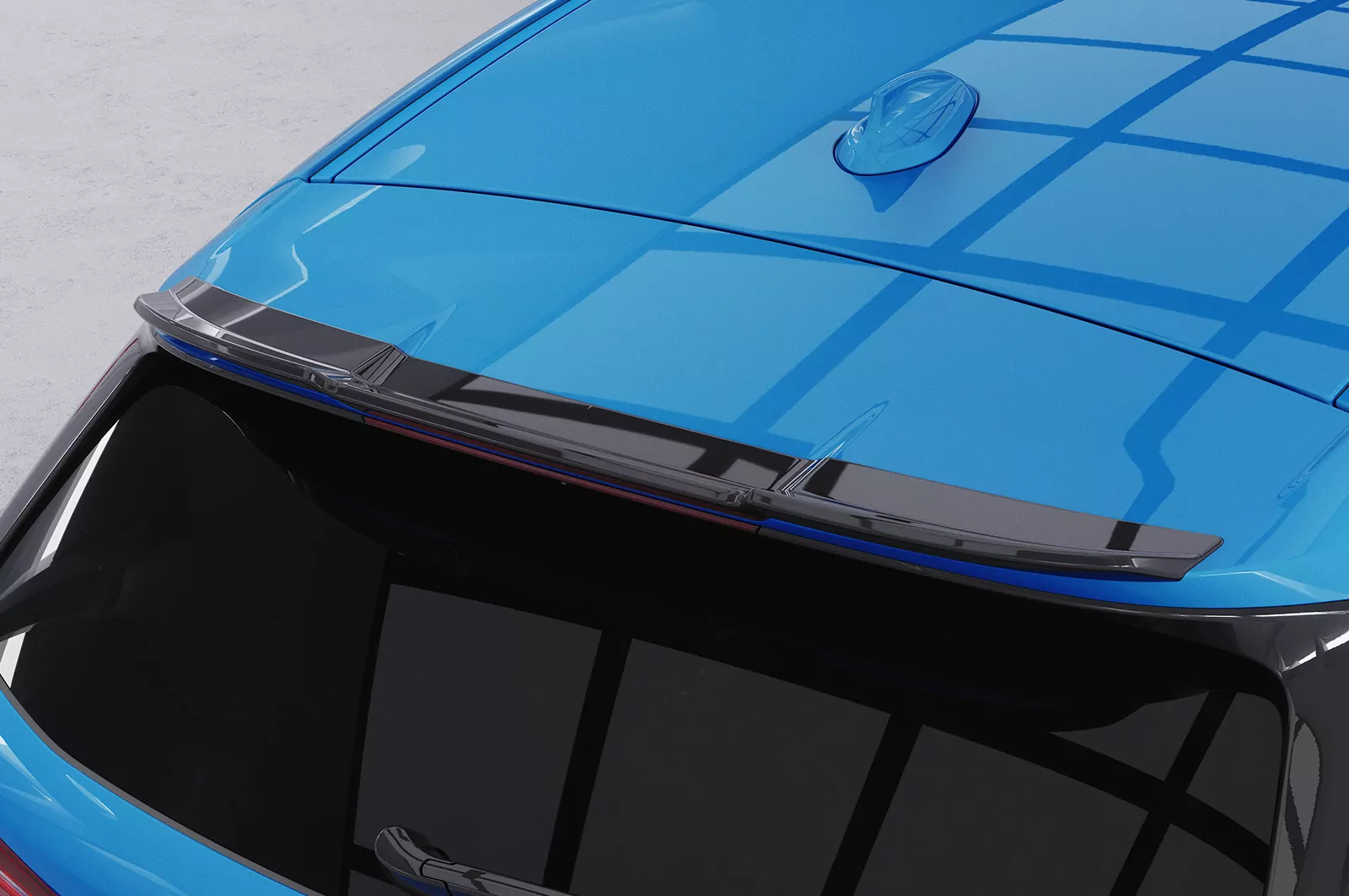 Heckflügel mit ABE für BMW X2 (F39) M-Paket / M35i HF103 Schwarz Strukturiert