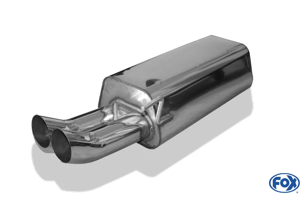 Audi 80 Typ B4 Limousine & Avant  Endschalldämpfer Ø63,5mm - 2x76 Typ 18