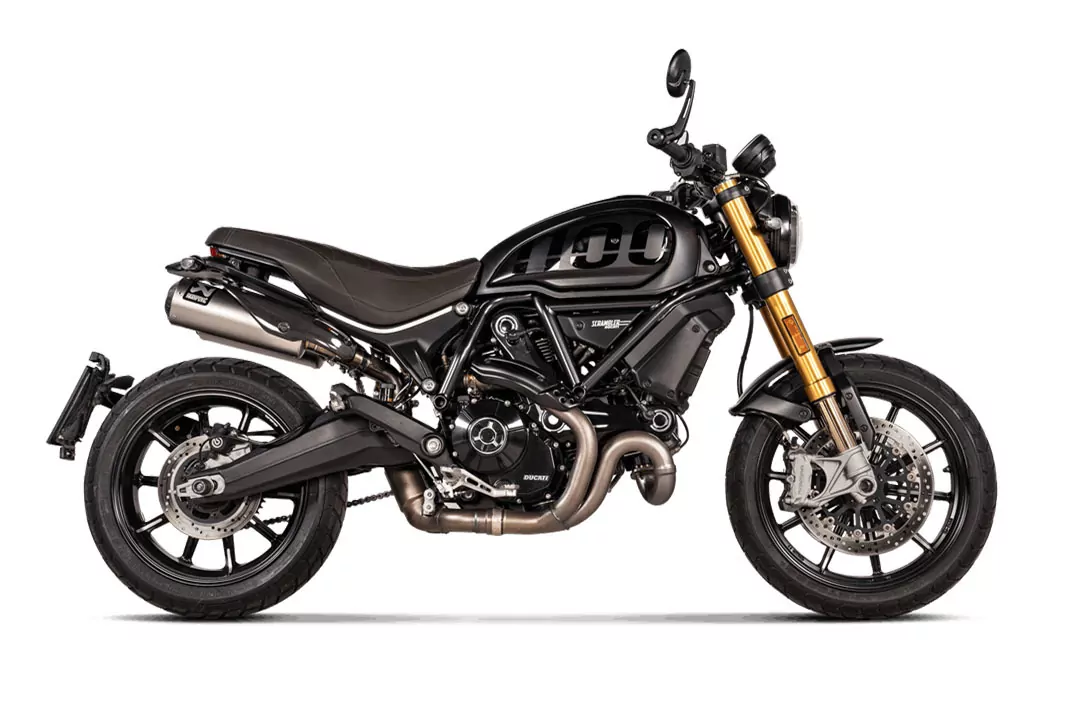 Akrapovic Slip-On Line (Titanium) für Ducati Scrambler 1100 ab Modelljahr 2021-