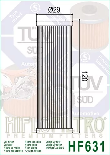 Hiflo Ölfilter Hf631