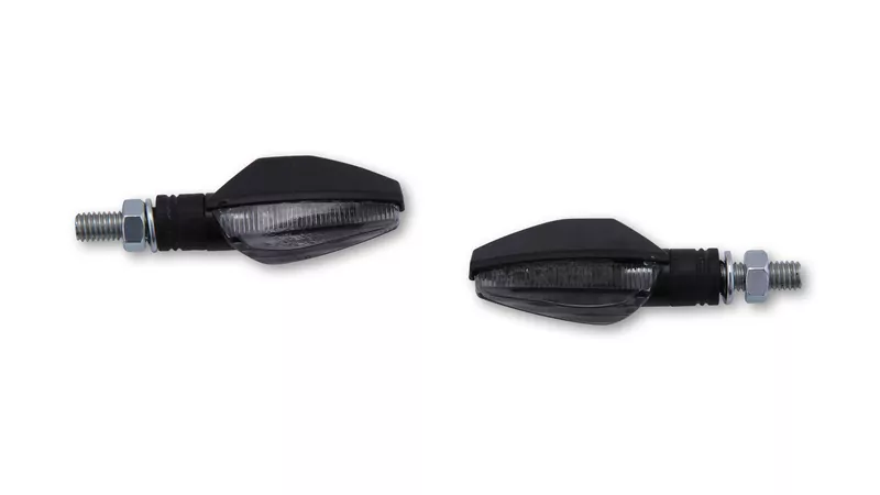 SHIN YO Toledo LED Blinker Schwarz/Getönt E-Geprüft (Paar)