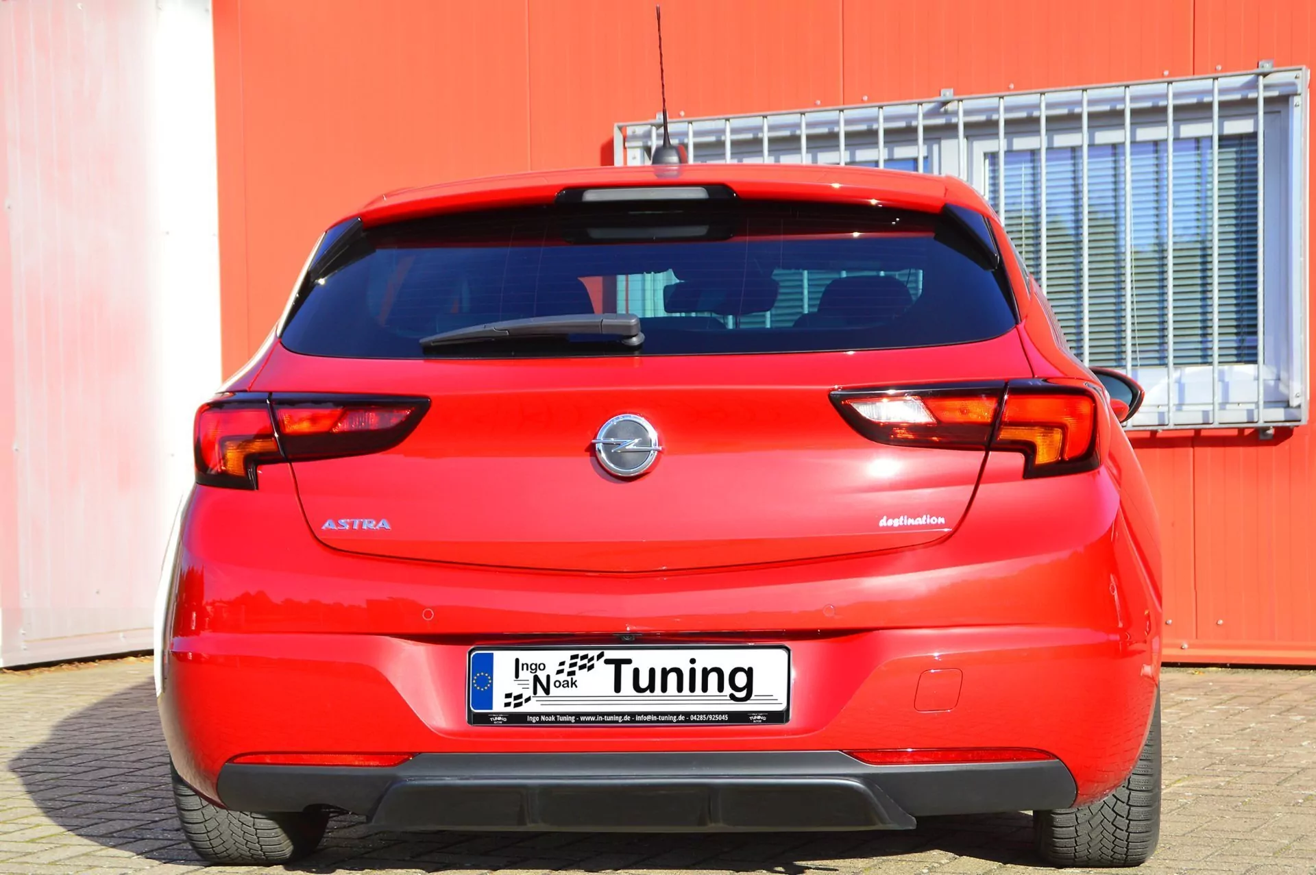 Heckdiffusor aus ABS für Opel Astra K Facelift 5.Türer