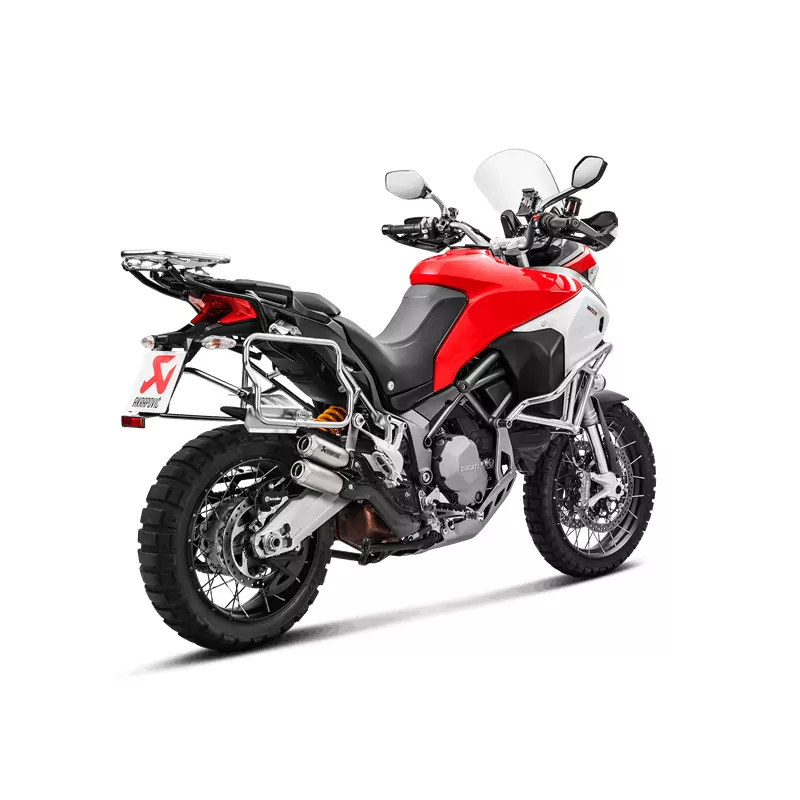 Akrapovic Slip-On Line (Titanium) Auspuff für Ducati Multistrada 1200 Enduro 2017-2018 Mulitstrada 1260 Enduro 2019-2020 Multistrada 950/950S 2017-2020