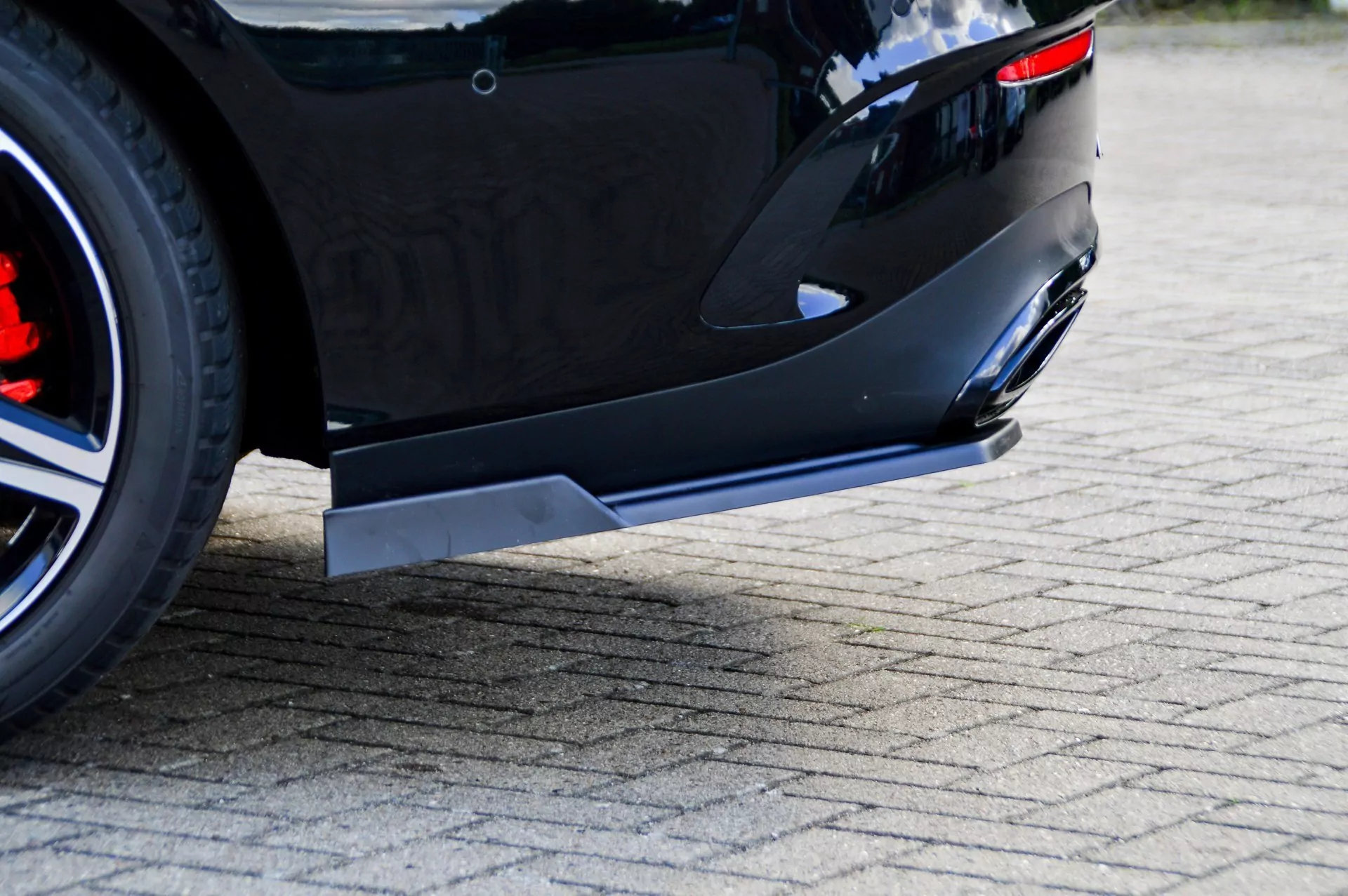 Heckansatz Seitenteile mit WIng  für Mercedes CLA X118 Shooting Brake AMG-Line ab Bj.:2019-