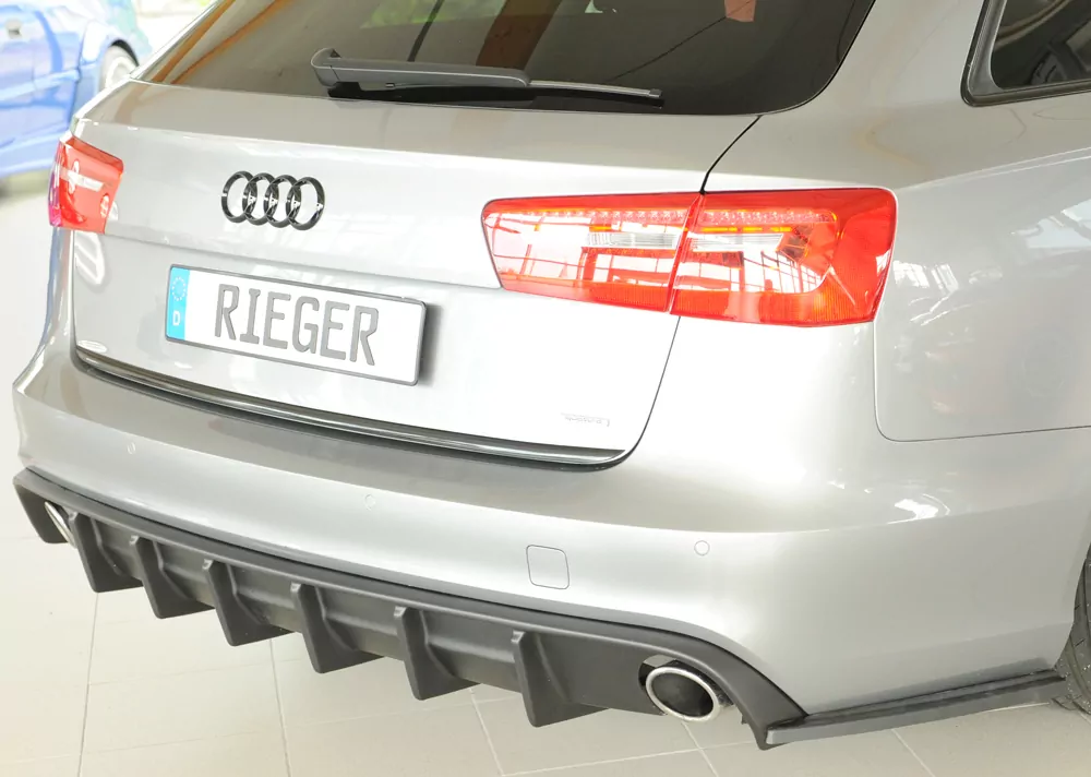 Rieger Heckschürzenansatz seitlich rechts für Audi A6 S6 (4G/C7) Lim. 02.12-08.14 (bis Facelift)