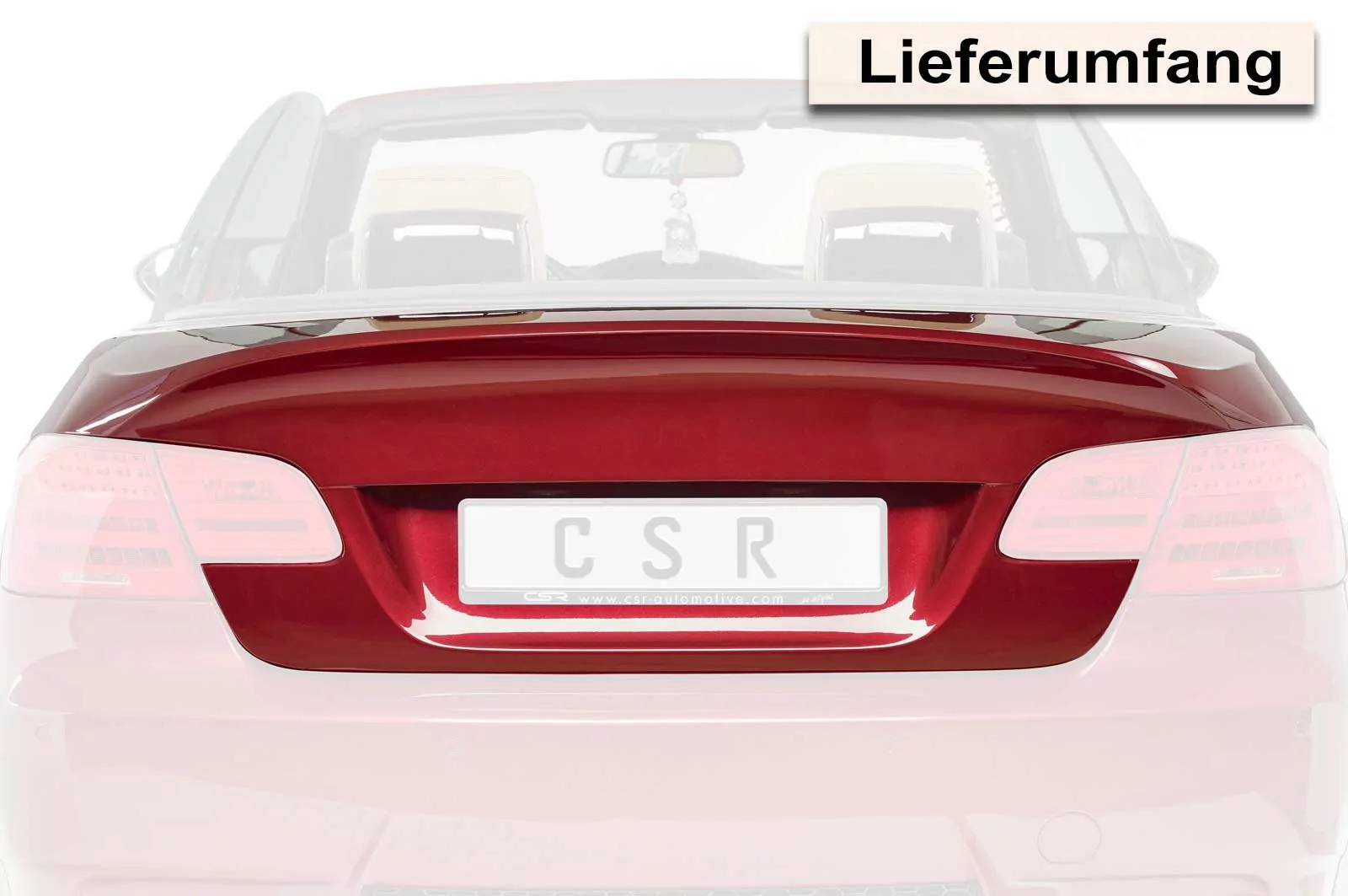 Heckklappe im CSL Style für BMW 3er E93 Cabrio MOT001
