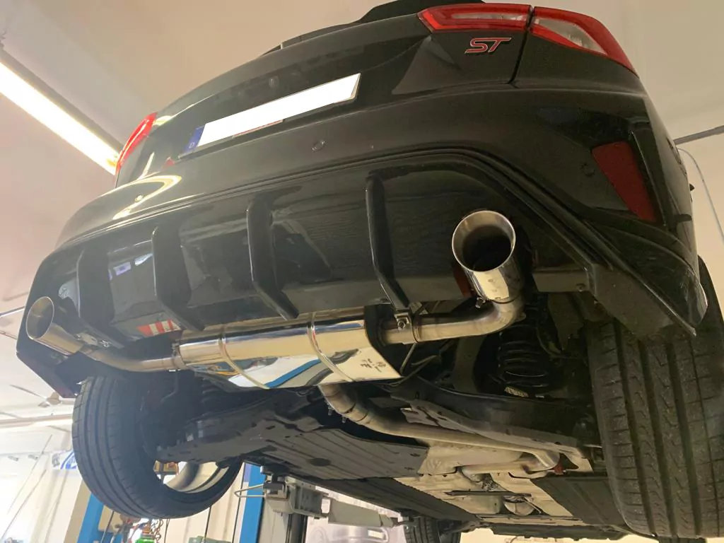 Opel Astra J Sports Tourer Diesel  Endschalldämpfer quer Ausgang rechts/links - 115x85 Typ 32 rechts/links