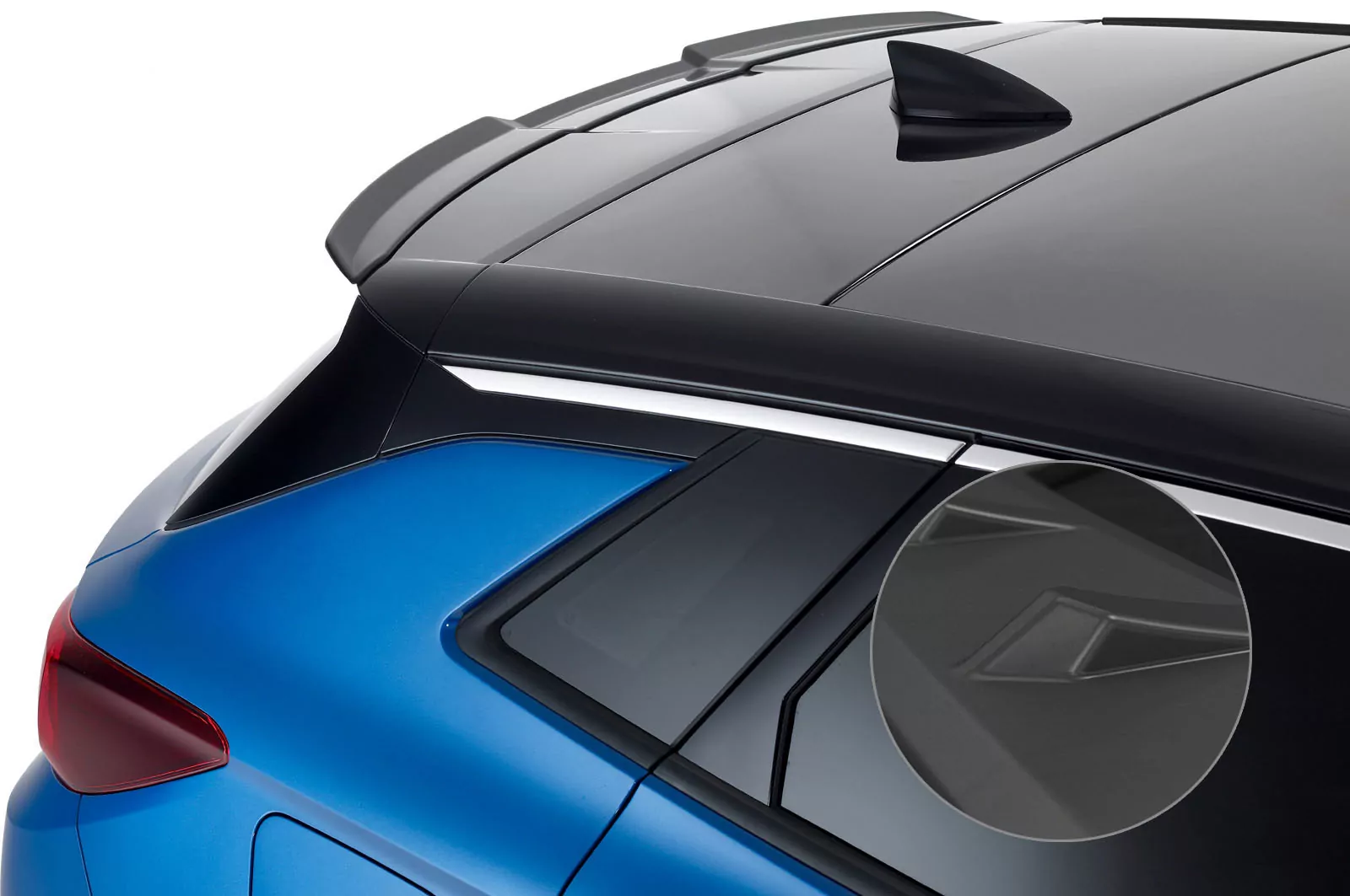 Heckflügel mit ABE für Opel Grandland X Lackierfreundlich (schwarz matt)