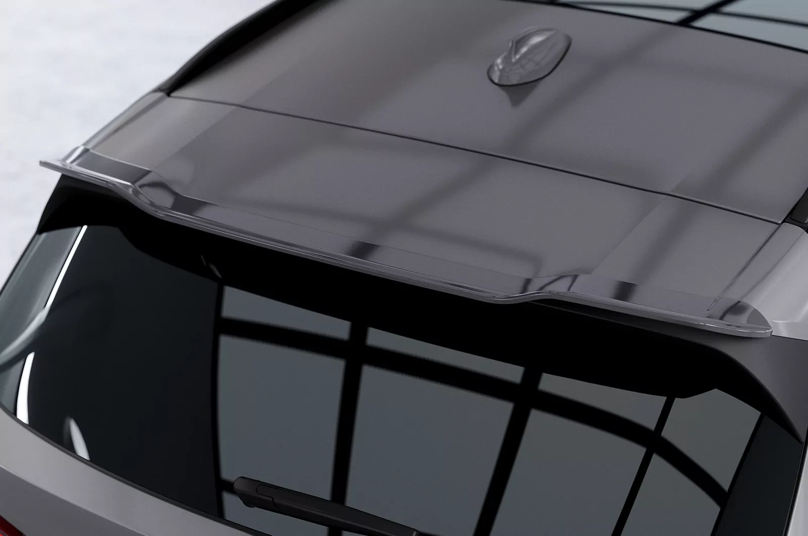 Heckflügel mit ABE für BMW X3 G01/ iX3 G08 HF854 Schwarz Strukturiert