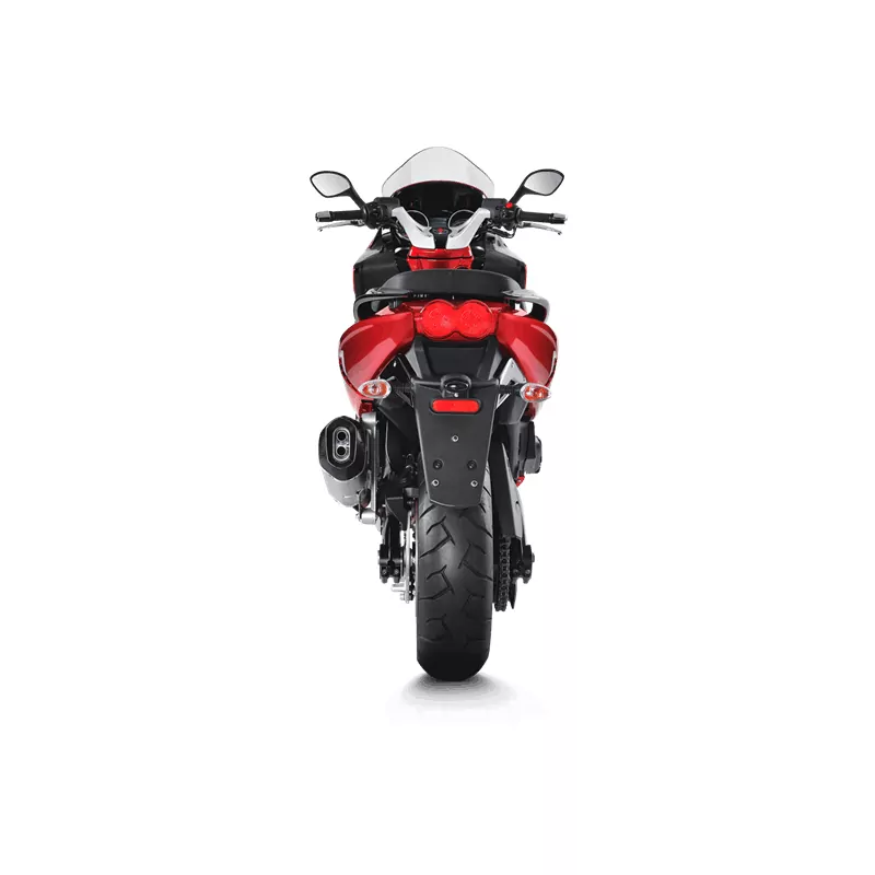 Akrapovic Slip-On Line (SS) Endschalldämpfer für Aprilia SRV 850 Modelljahr 2012-2016 und für Gilera GP 800 Modelljahr 2008-2015