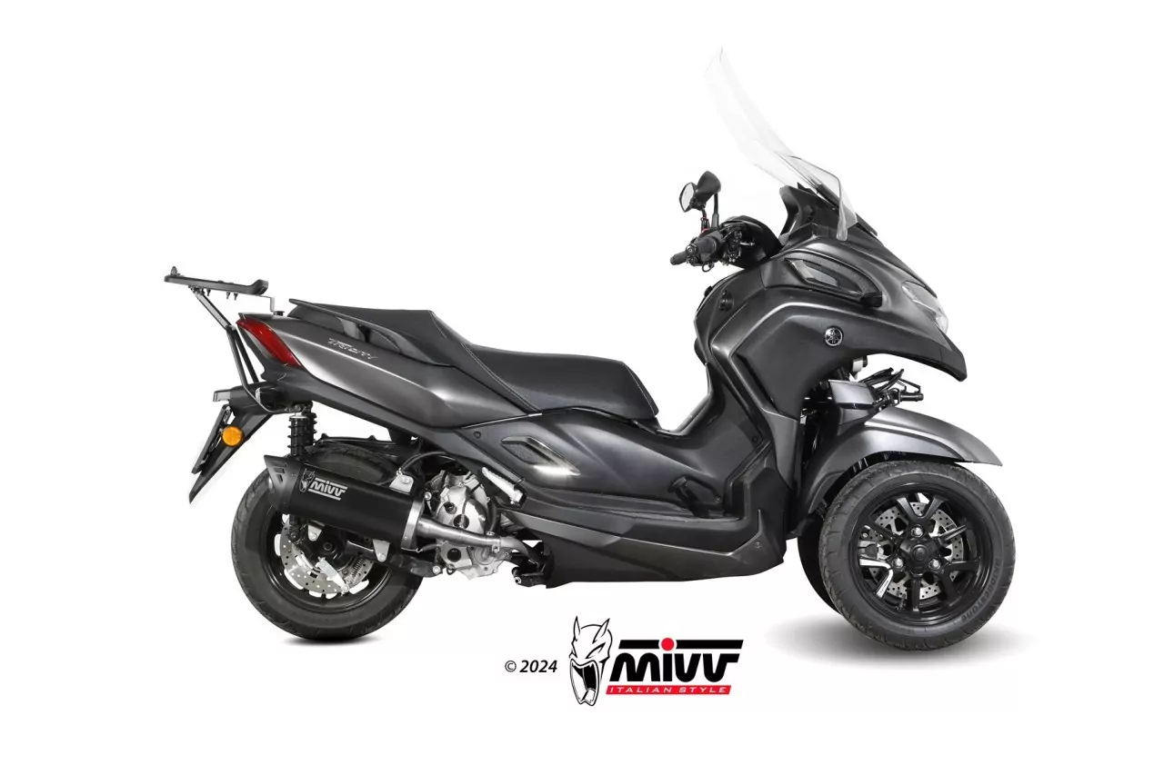 MIVV MOVER Edelstahl Schwarz YAMAHA TRICITY 300 21-24