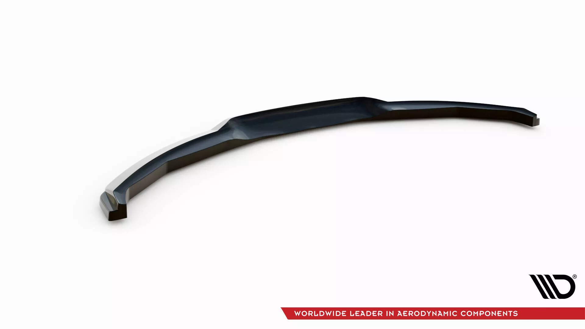 Front Ansatz V.1 Für BMW 1er M-Paket E87 / E81 Facelift Schwarz Hochglanz