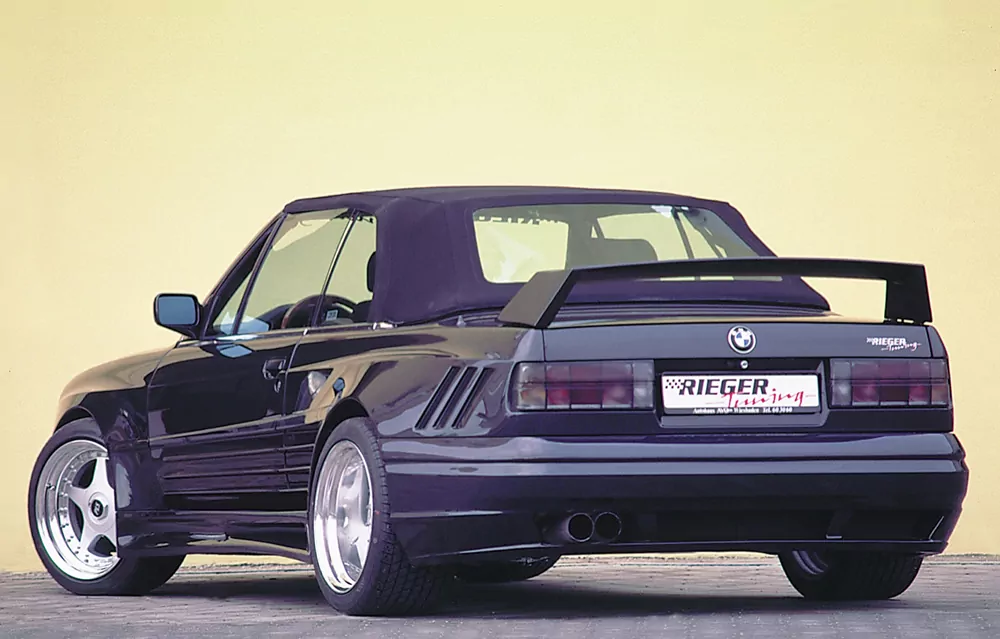 Rieger Heckflügel Breitbau II für BMW 3er E30 - Coupé   carbon optik