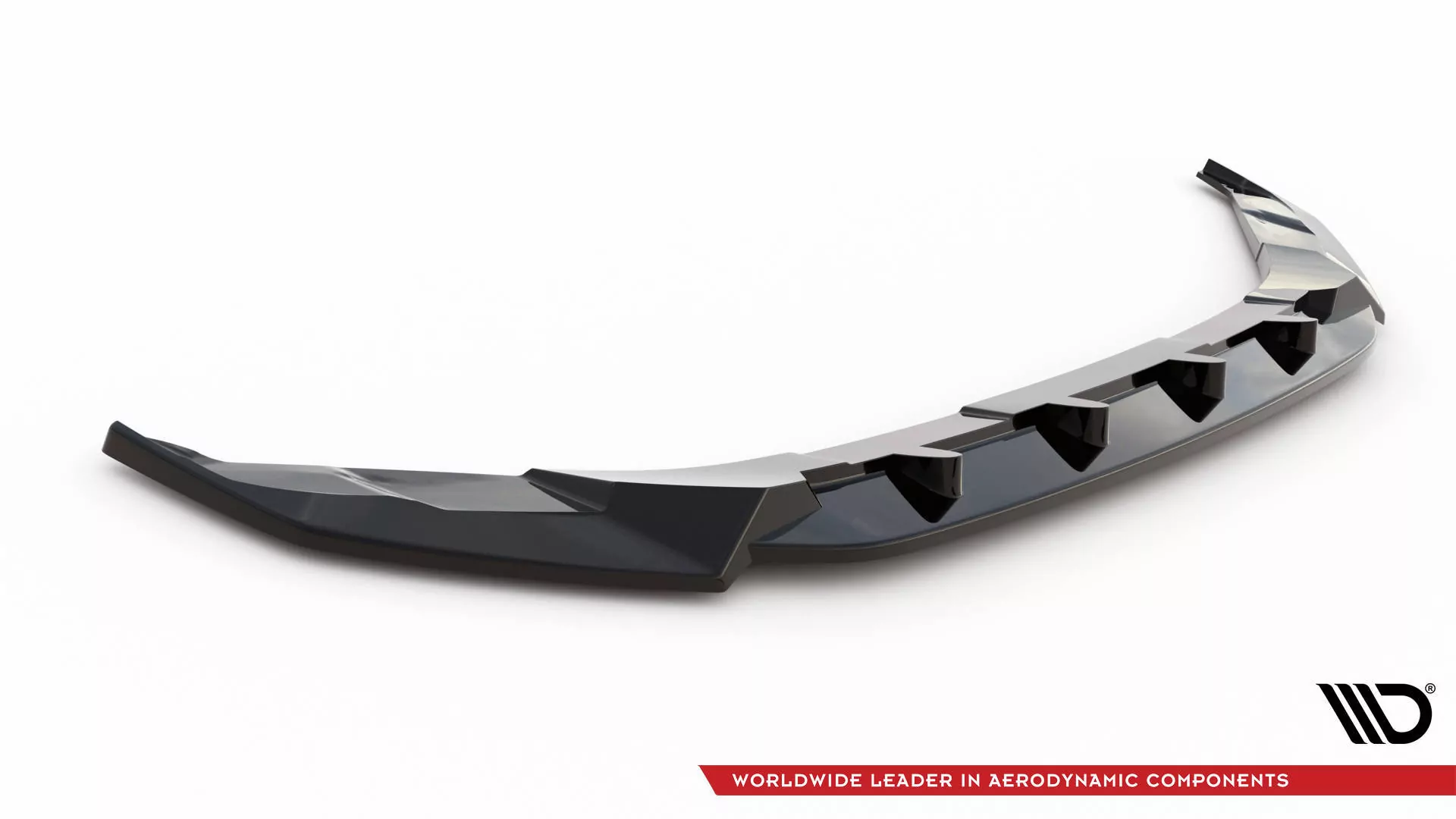 Front Ansatz V.1 Für Volkswagen Atlas Cross Sport Schwarz Hochglanz