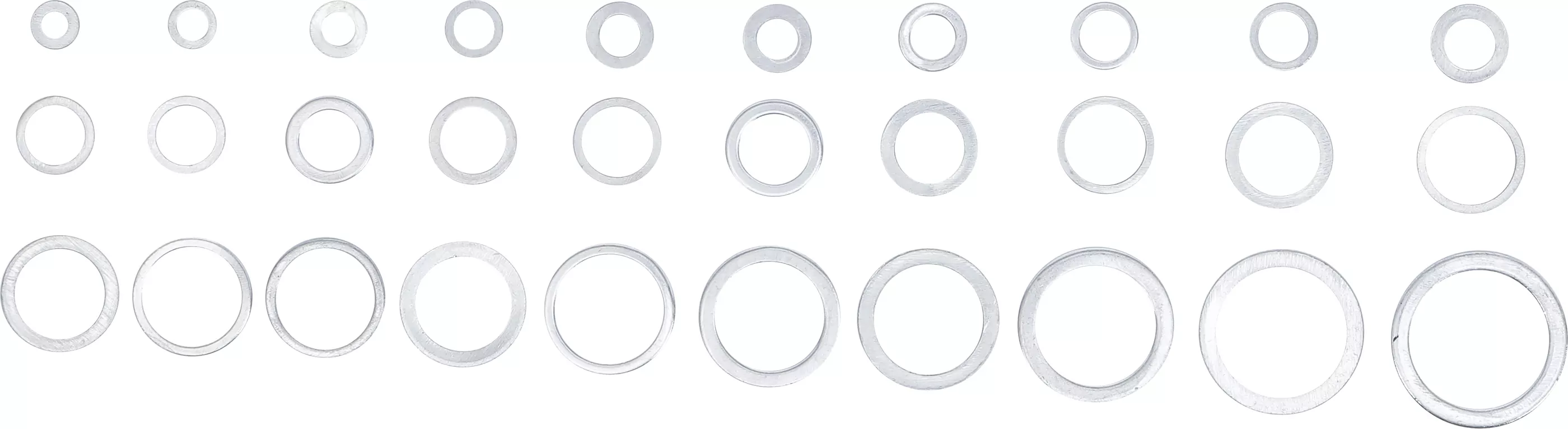 Dichtring-Sortiment | Aluminium | 300-tlg.