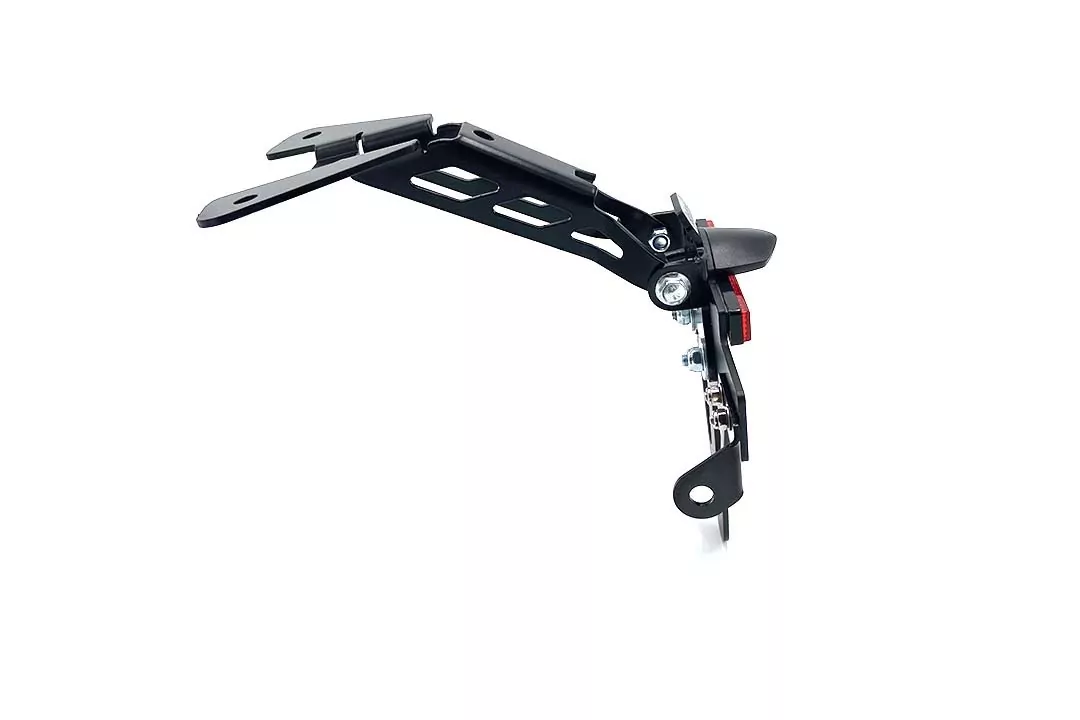 alpha Technik Kennzeichenhalter für Aprilia RS125 und Tuono 125 Typ XA Modelljahr 2021-