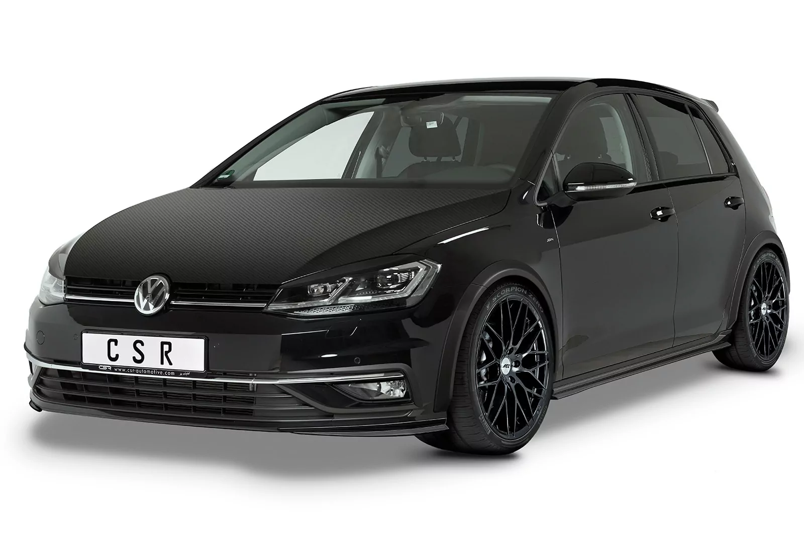 Frontansatz für VW Golf 7 Basis Lackierfreundlich (schwarz matt)