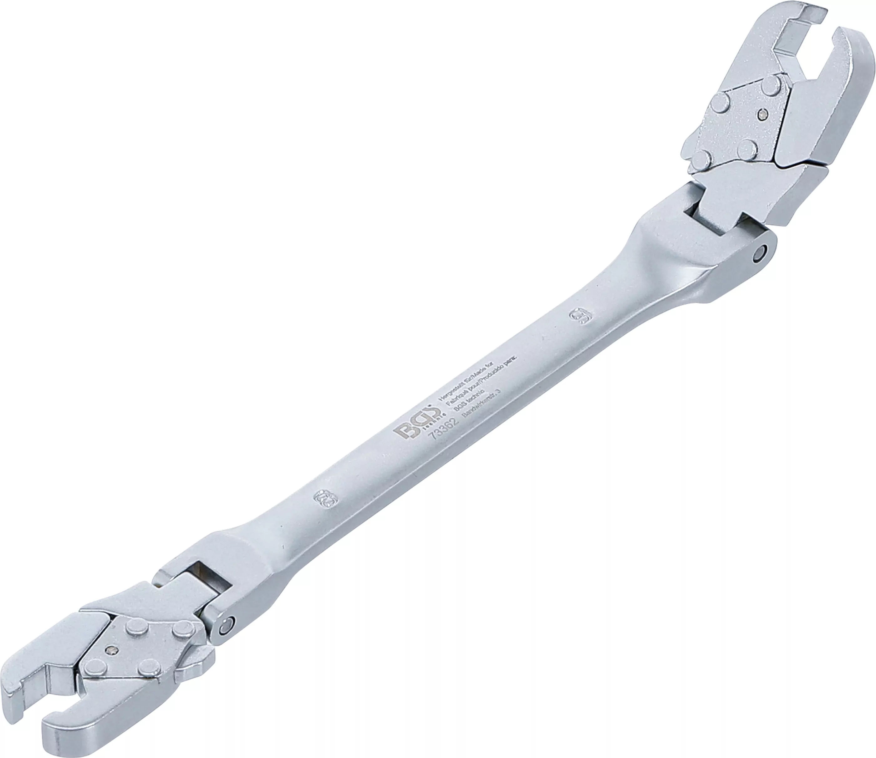 Bremsleitungsschlüssel mit Ratschenfunktion | SW 8 x 9 mm