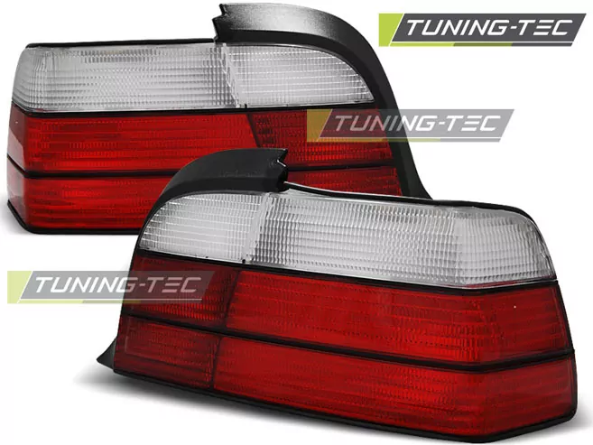Tail Lights Sport Look Red White Fits Bmw E36 12.90-08.99 Coupe