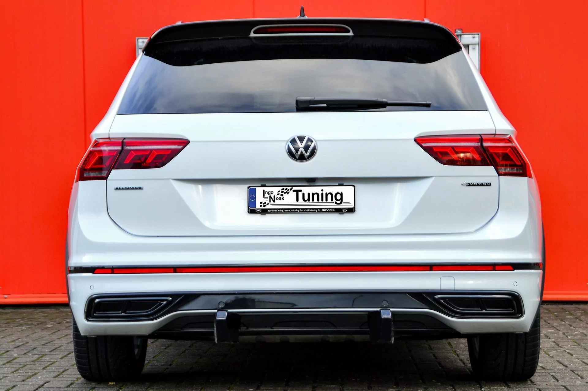 Heckansatz Aufsätze 2.tlg für VW Tiguan 2 AD1 Facelift R-Line