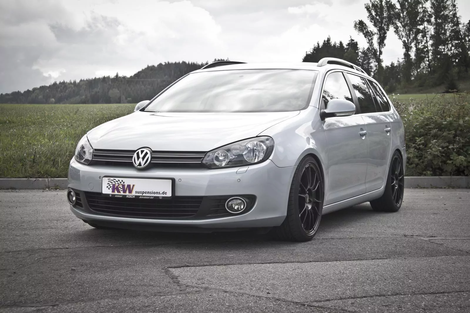 KW Gewindefahrwerk V1 inox VW GOLF VI Variant (AJ5, 1KM) 07/2009-07/2014